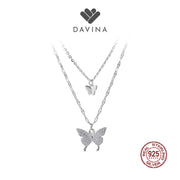 DAVINA Ladies Elanora Necklace Sterling Silver 925