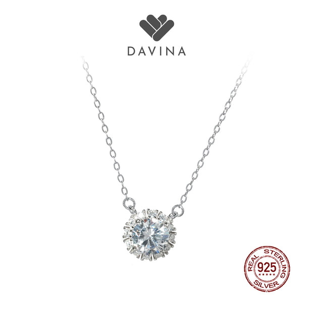 DAVINA Ladies Montana Necklace Sterling Silver 925