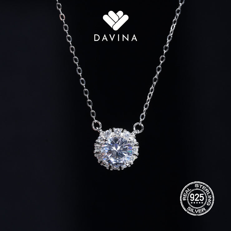 DAVINA Ladies Montana Necklace Sterling Silver 925