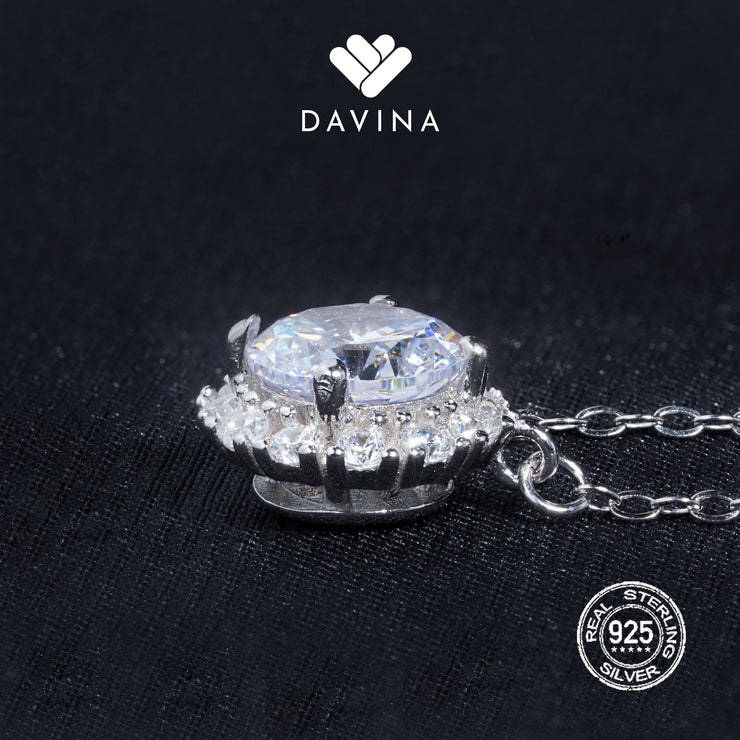 DAVINA Ladies Montana Necklace Sterling Silver 925