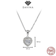 DAVINA Ladies Devany Necklace Sterling Silver 925