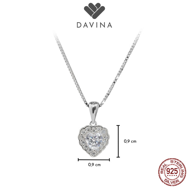 DAVINA Ladies Devany Necklace Sterling Silver 925