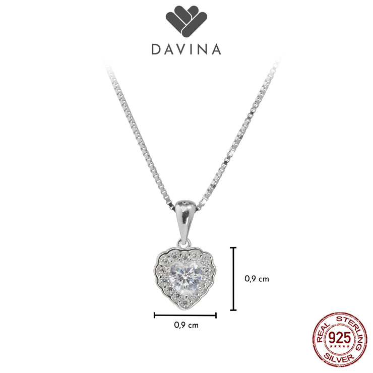 DAVINA Ladies Devany Necklace Sterling Silver 925