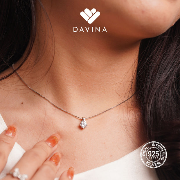 Davina Ladies Nayola Necklace Sterling Silver 925