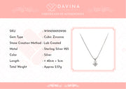 Davina Ladies Nayola Necklace Sterling Silver 925