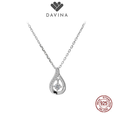 DAVINA Ladies Loonila Necklace Sterling Silver 925