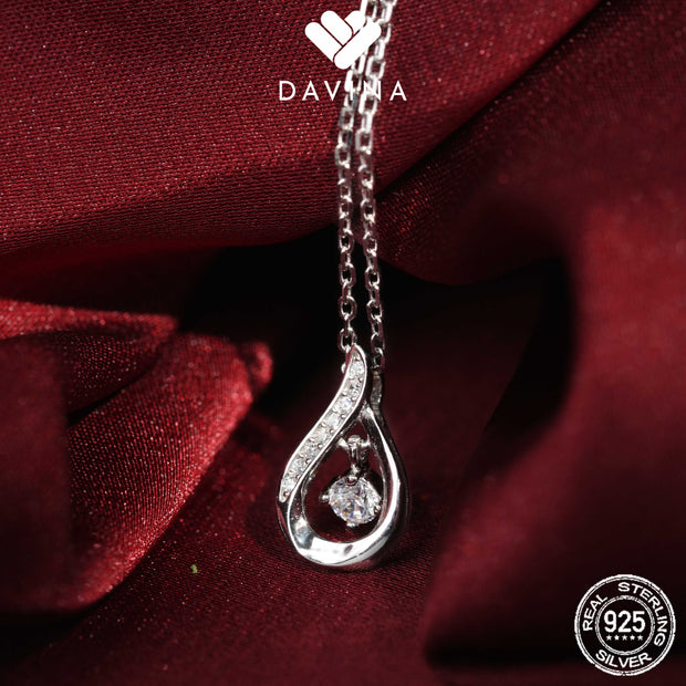 DAVINA Ladies Loonila Necklace Sterling Silver 925