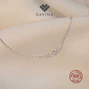 DAVINA Ladies Rosy Necklace Sterling Silver 925