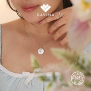 DAVINA Ladies Rosy Necklace Sterling Silver 925