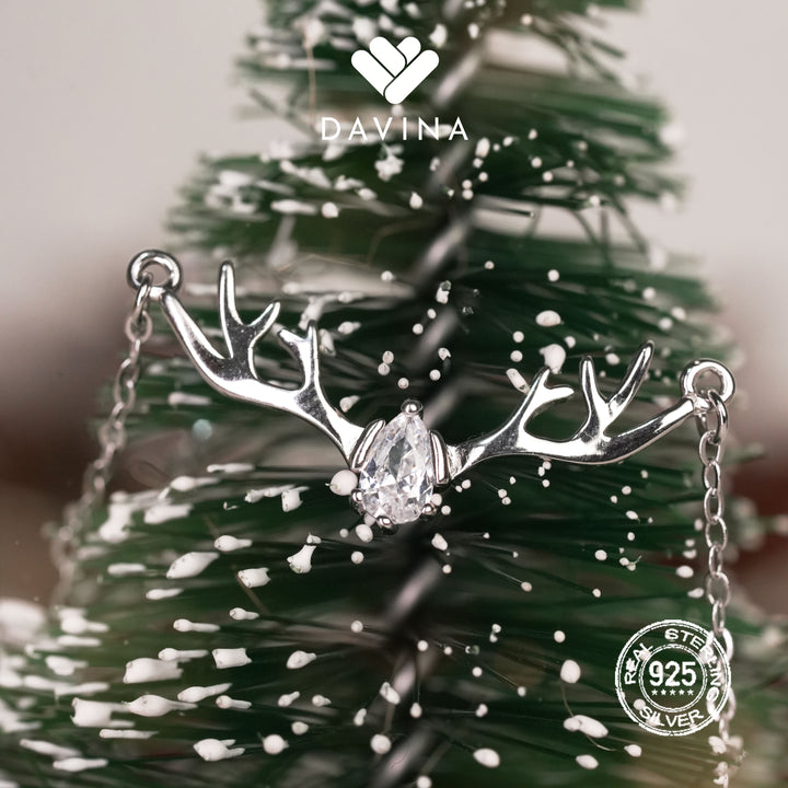 DAVINA Ladies Merry Necklace Sterling Silver 925