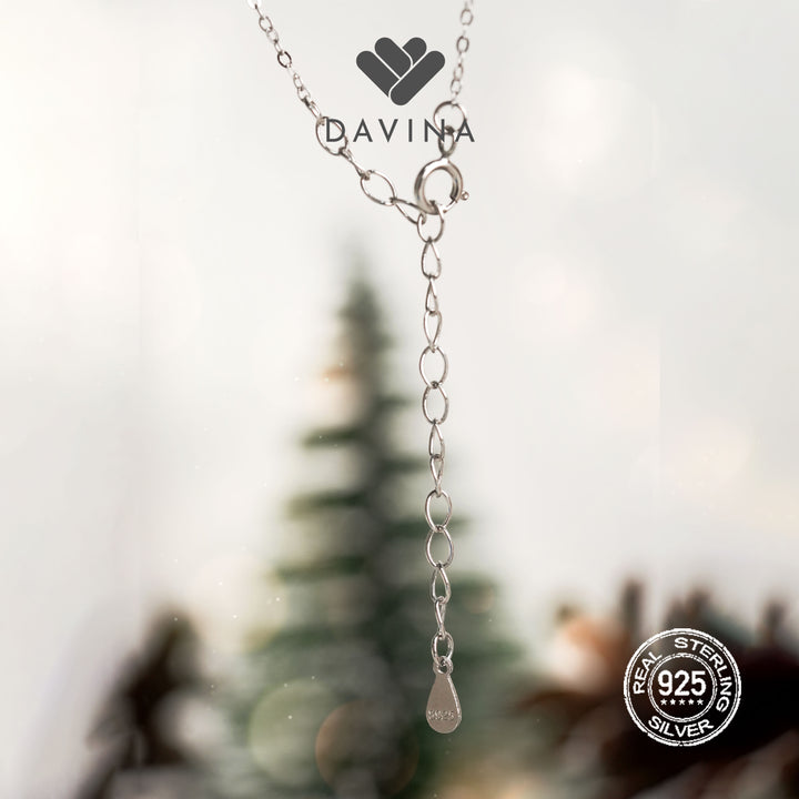 DAVINA Ladies Merry Necklace Sterling Silver 925