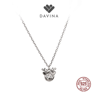 DAVINA Ladies Elain Necklace Sterling Silver 925