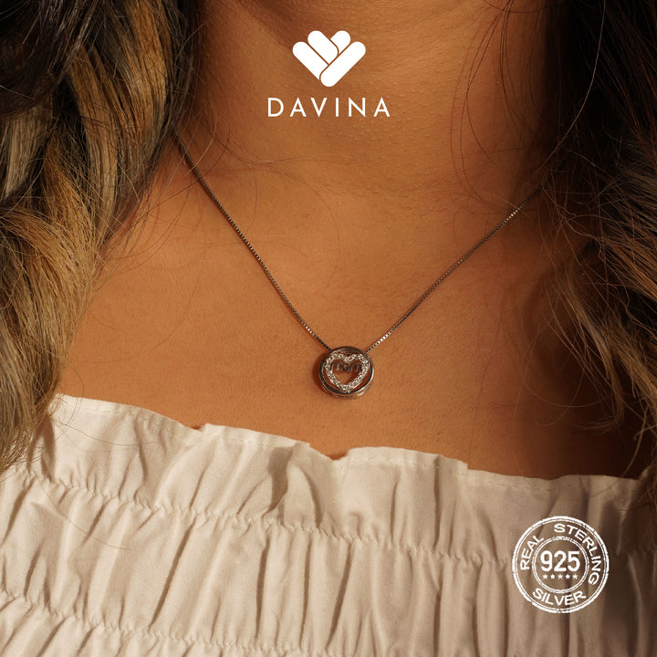 DAVINA Ladies Momskie Necklace Sterling Silver 925