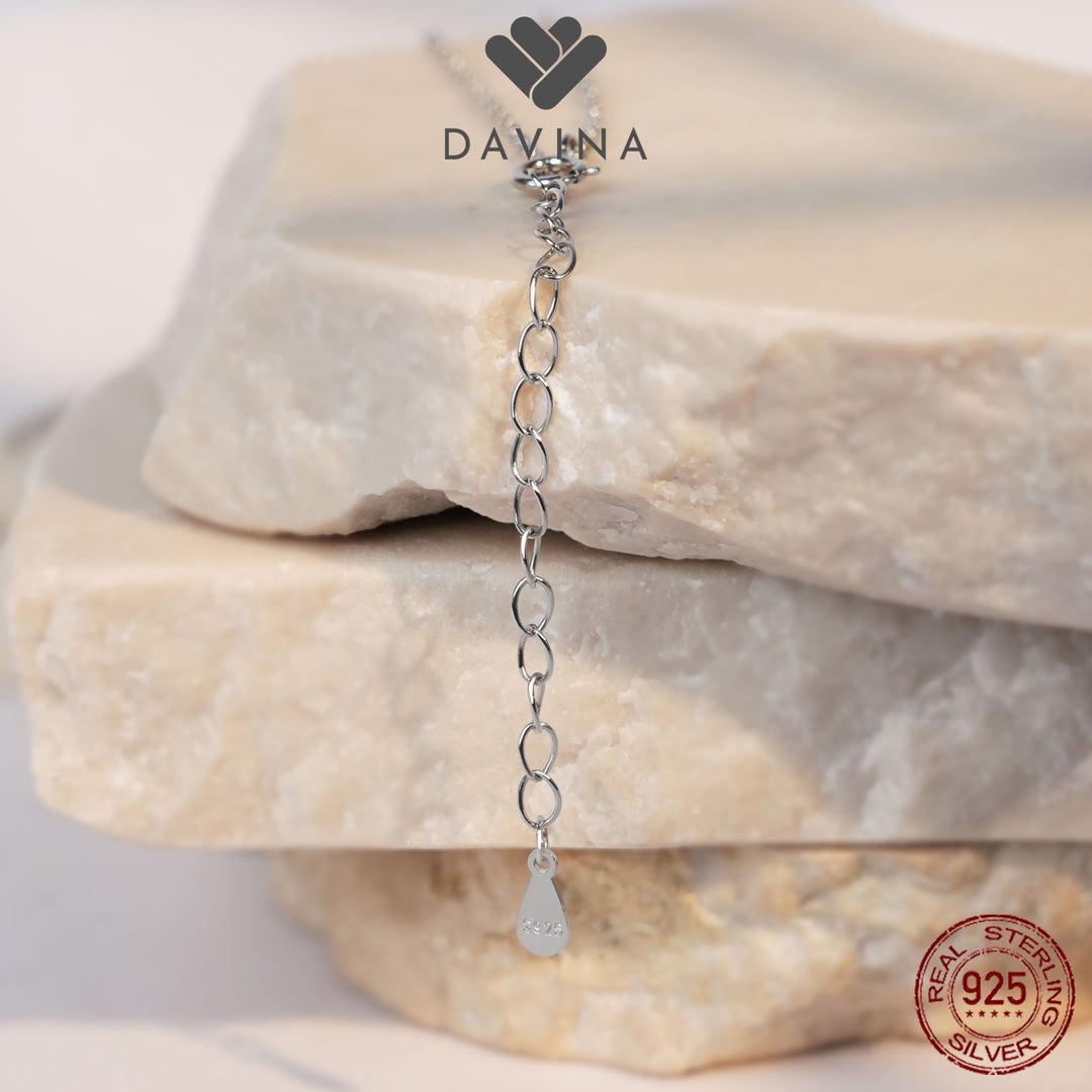 DAVINA Ladies Alaina Necklace Sterling Silver 925