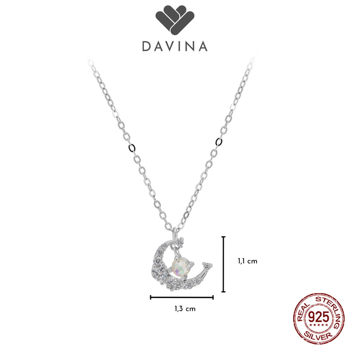 DAVINA Ladies Alaina Necklace Sterling Silver 925
