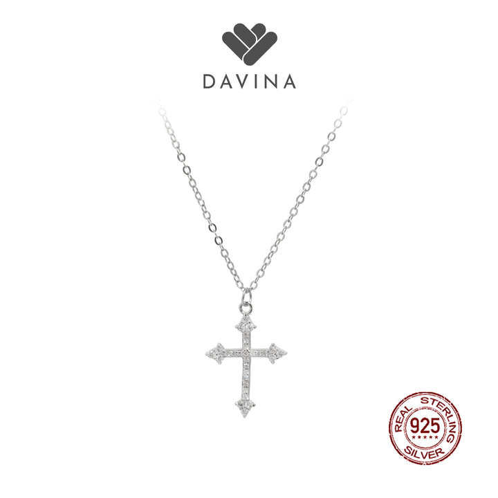 DAVINA Ladies Francesca Necklace Sterling Silver 925