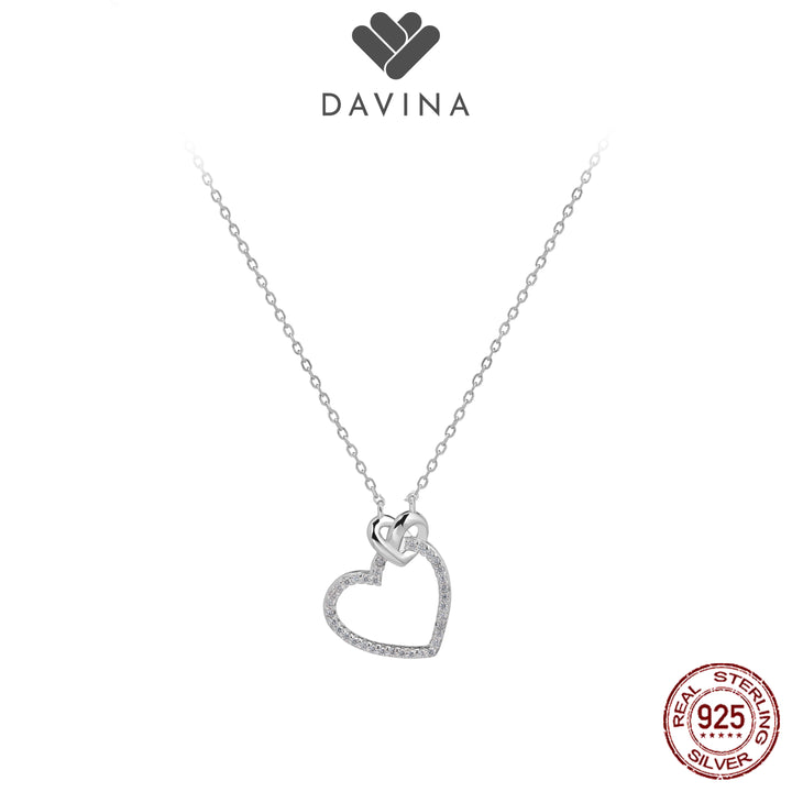 DAVINA Ladies Hervie Necklace Sterling Silver 925