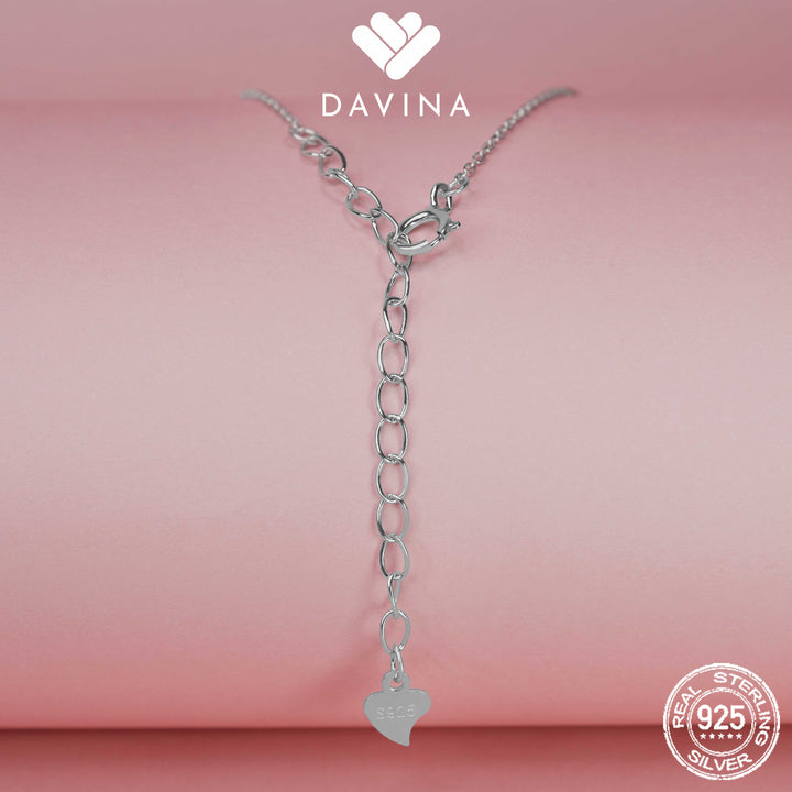 DAVINA Ladies Hervie Necklace Sterling Silver 925