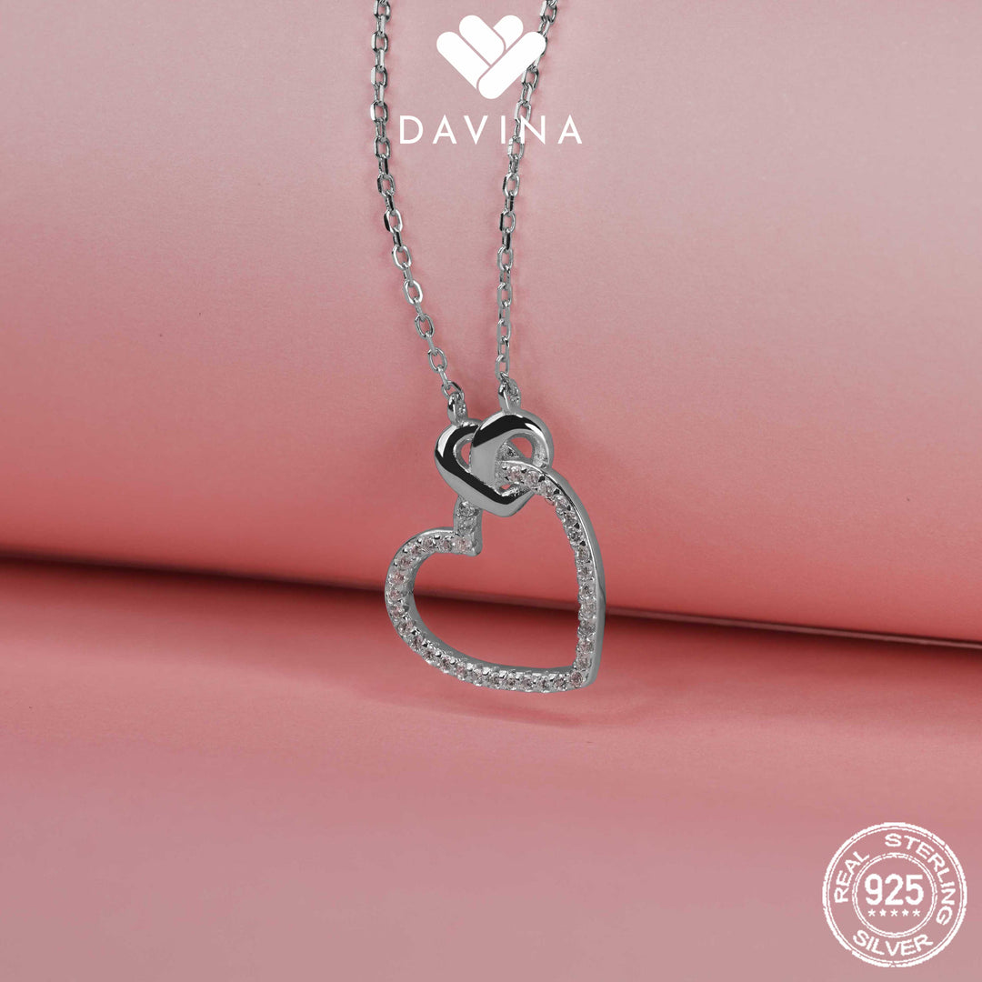 DAVINA Ladies Hervie Necklace Sterling Silver 925