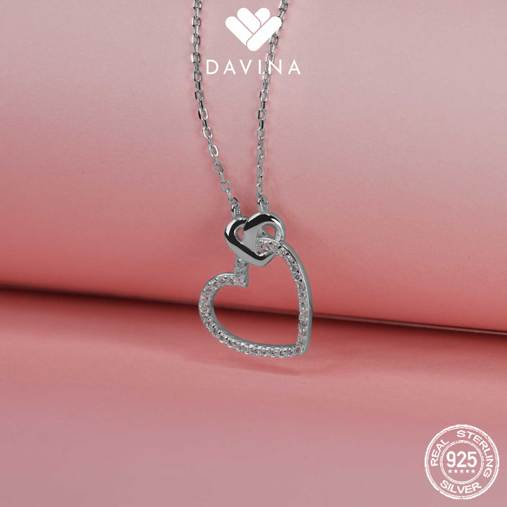 DAVINA Ladies Hervie Necklace Sterling Silver 925