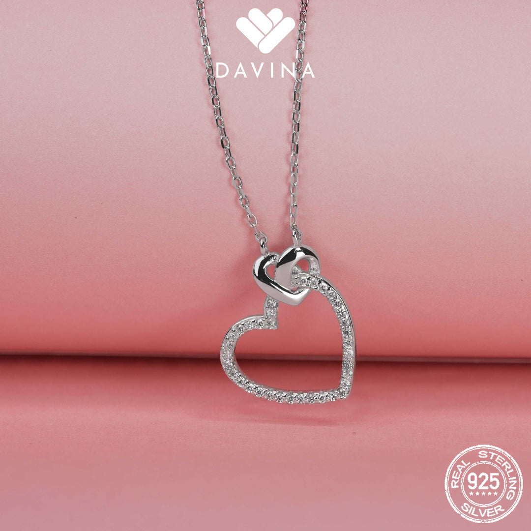 DAVINA Ladies Hervie Necklace Sterling Silver 925