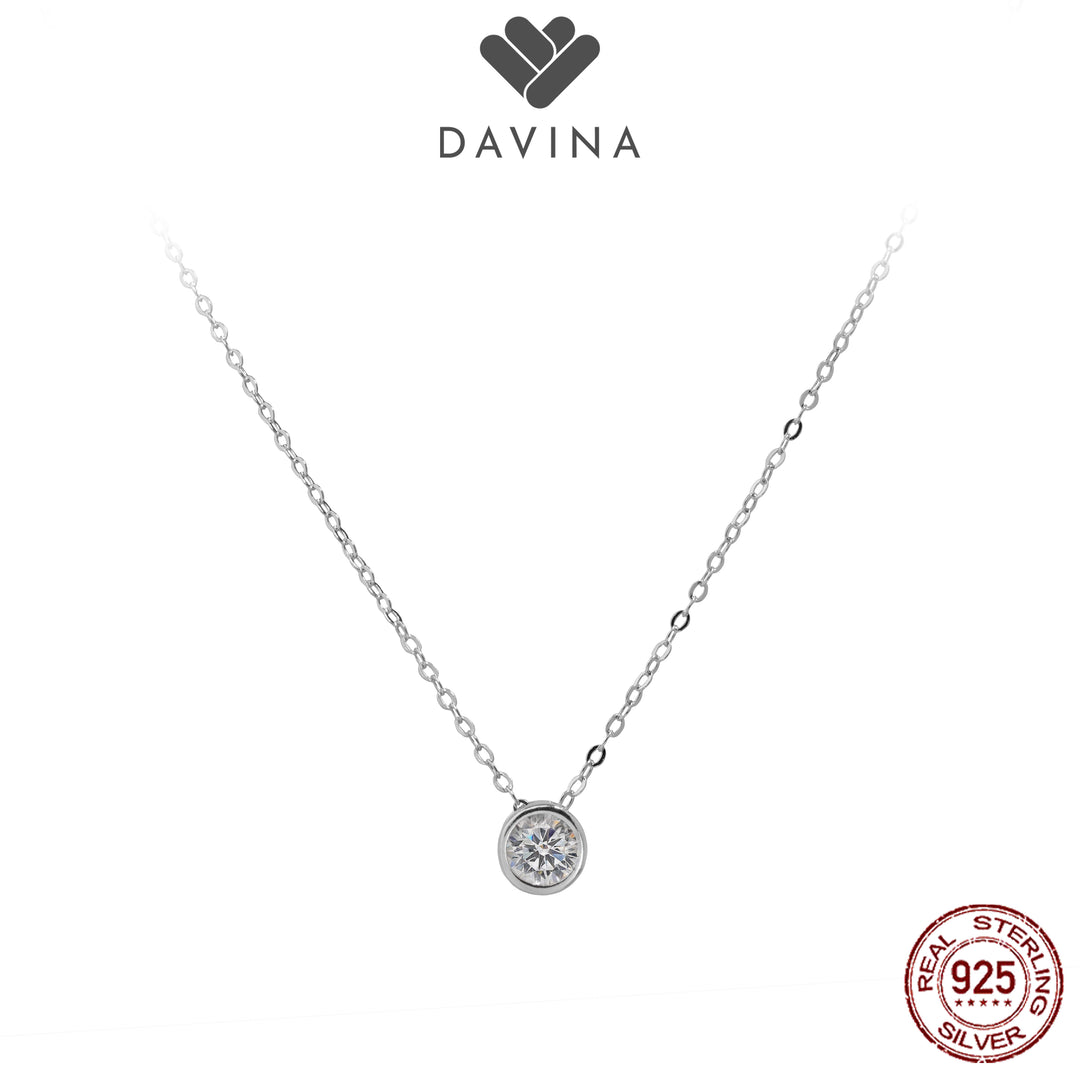 DAVINA Ladies Eloise Necklace Sterling Silver 925