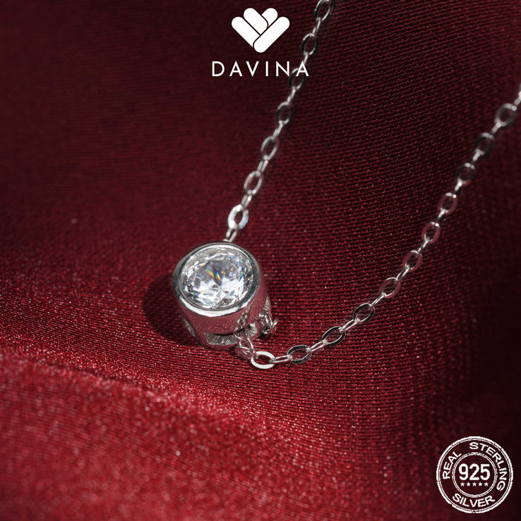 DAVINA Ladies Eloise Necklace Sterling Silver 925