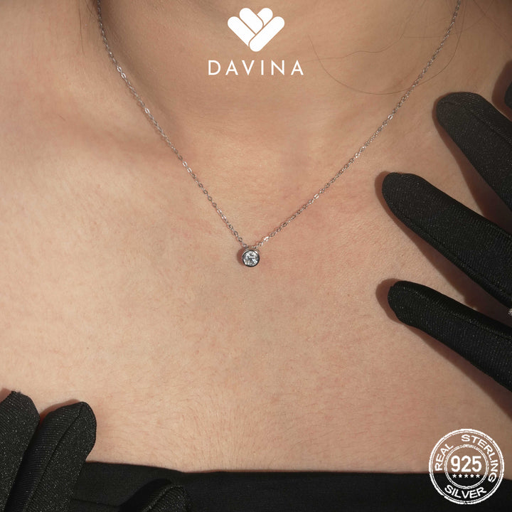 DAVINA Ladies Eloise Necklace Sterling Silver 925
