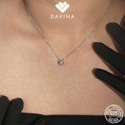 DAVINA Ladies Eloise Necklace Sterling Silver 925