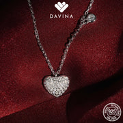 DAVINA Ladies Clementine Necklace Sterling Silver 925