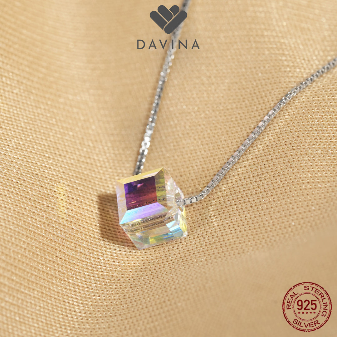 DAVINA Ladies Akiko Necklace Sterling Silver 925