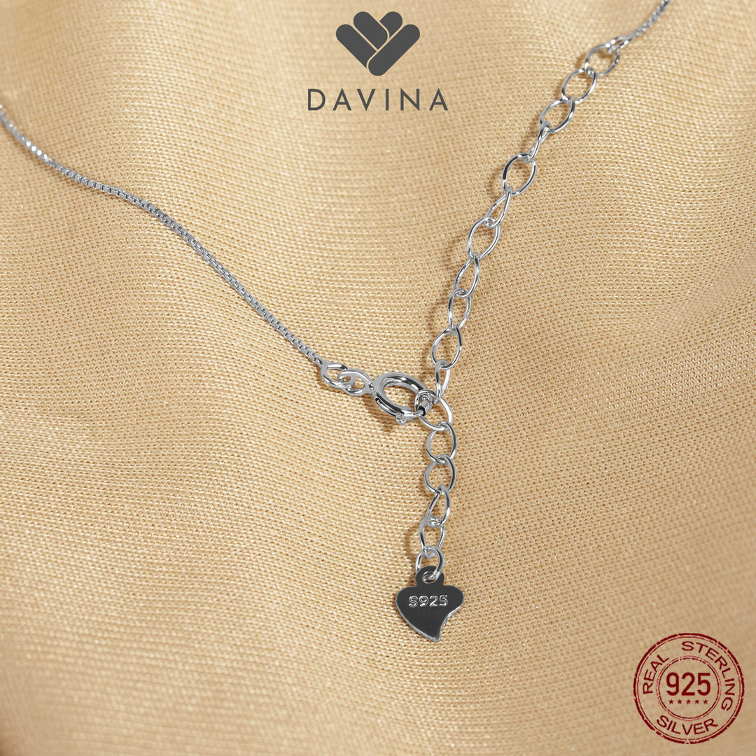 DAVINA Ladies Akiko Necklace Sterling Silver 925