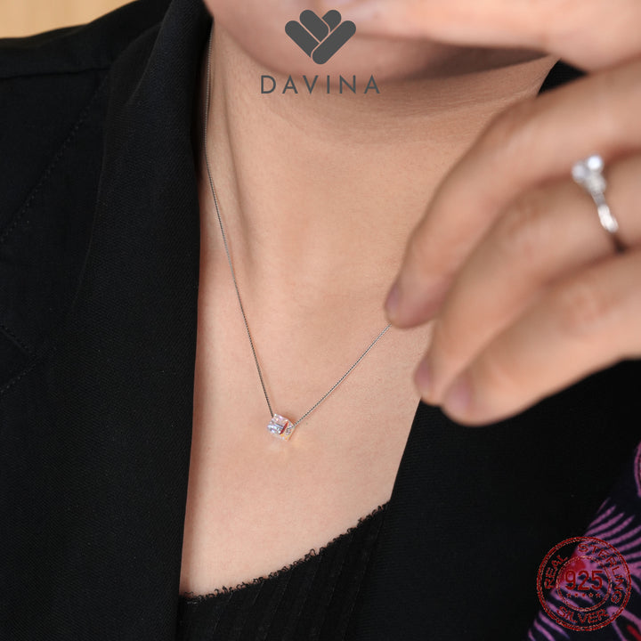 DAVINA Ladies Akiko Necklace Sterling Silver 925