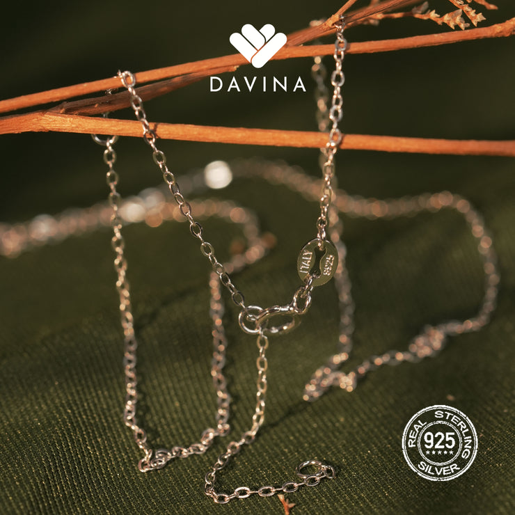 DAVINA Ladies Lucy Necklace Sterling Silver 925