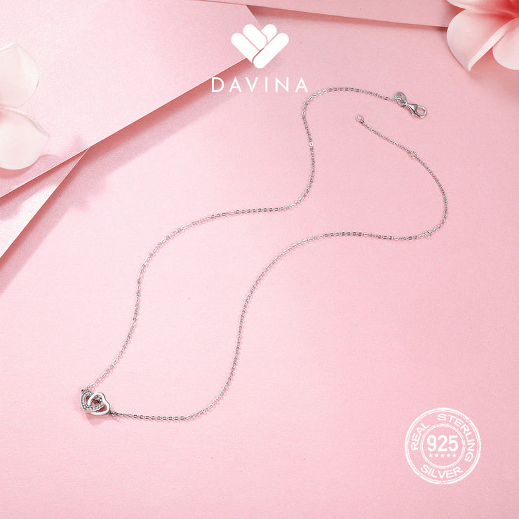 DAVINA Ladies Karen Necklace Sterling Silver 925