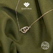 DAVINA Ladies Karen Necklace Sterling Silver 925