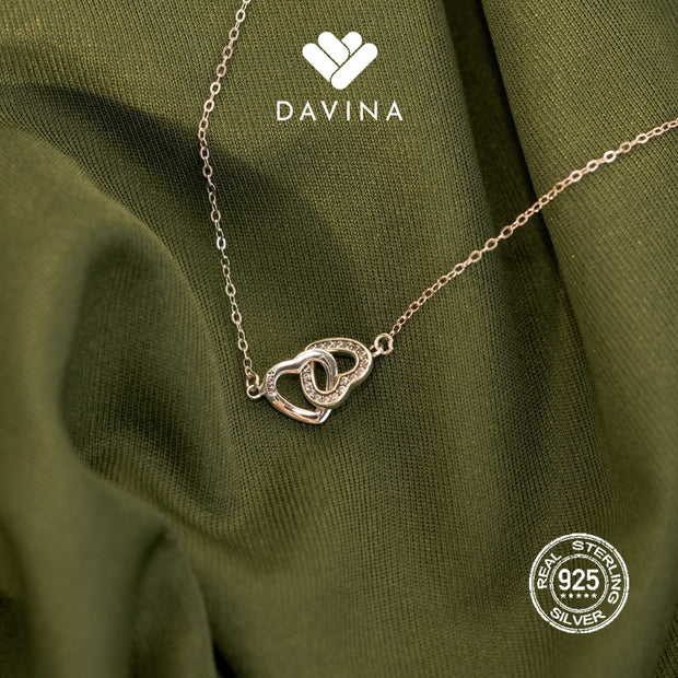 DAVINA Ladies Karen Necklace Sterling Silver 925