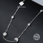 DAVINA Ladies Lynelle Necklace Sterling Silver 925