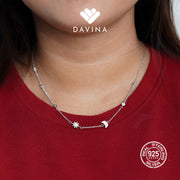 DAVINA Ladies Lynelle Necklace Sterling Silver 925