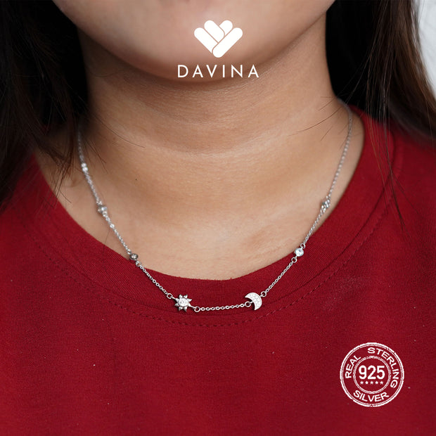 DAVINA Ladies Lynelle Necklace Sterling Silver 925