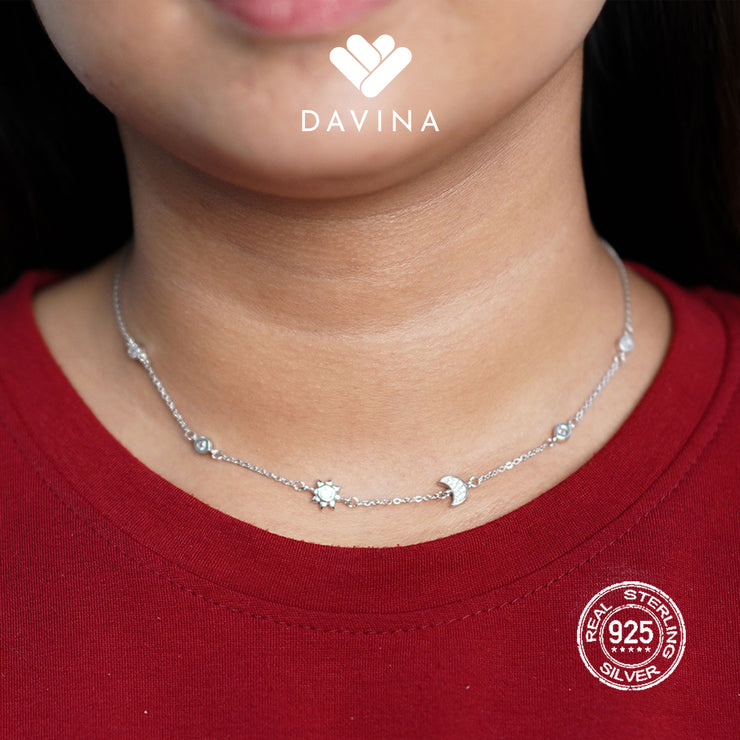 DAVINA Ladies Lynelle Necklace Sterling Silver 925