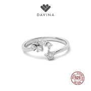 DAVINA Ladies Spica Ring Sterling Silver 925