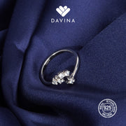 DAVINA Ladies Spica Ring Sterling Silver 925