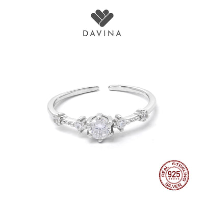 DAVINA Ladies Adeola Ring Sterling Silver 925