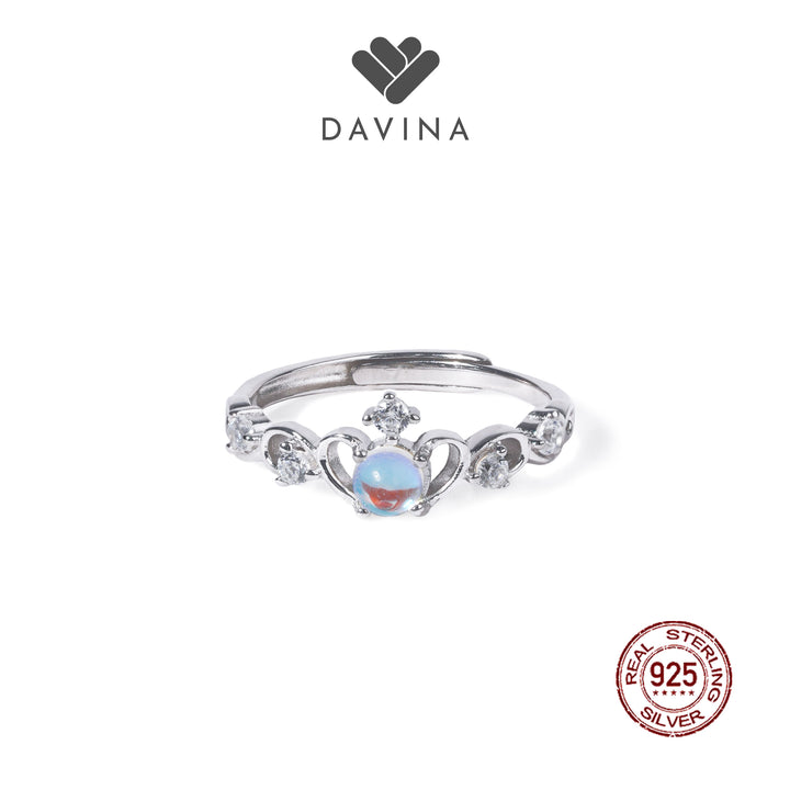 DAVINA Couple Jerome Jessica Rings Sterling Silver 925