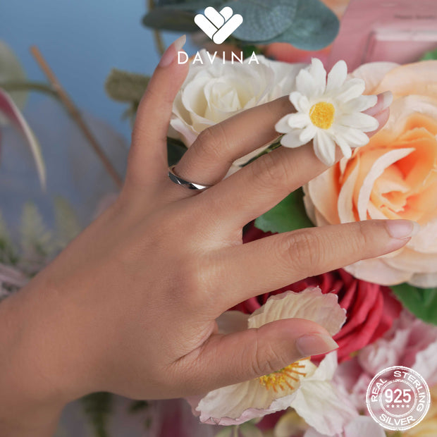 DAVINA Ladies Clerines Ring Sterling Silver 925