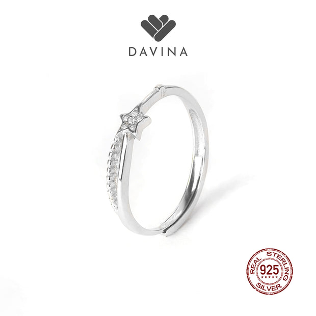 DAVINA Ladies Adhara Ring Sterling Silver 925