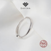 DAVINA Ladies Adhara Ring Sterling Silver 925