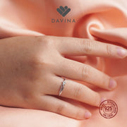 DAVINA Ladies Adhara Ring Sterling Silver 925