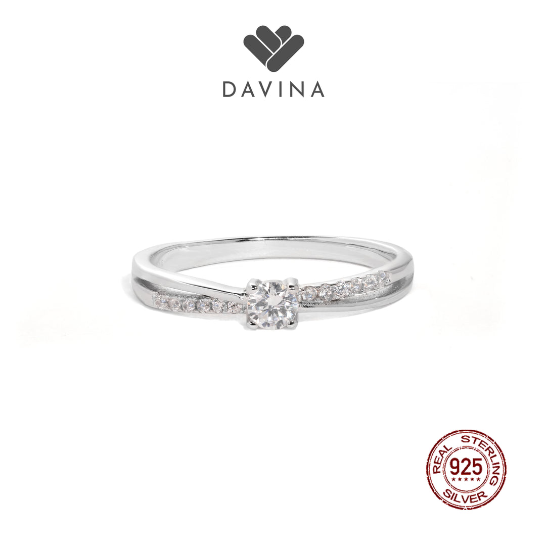 DAVINA Ladies Belle Ring Sterling Silver 925